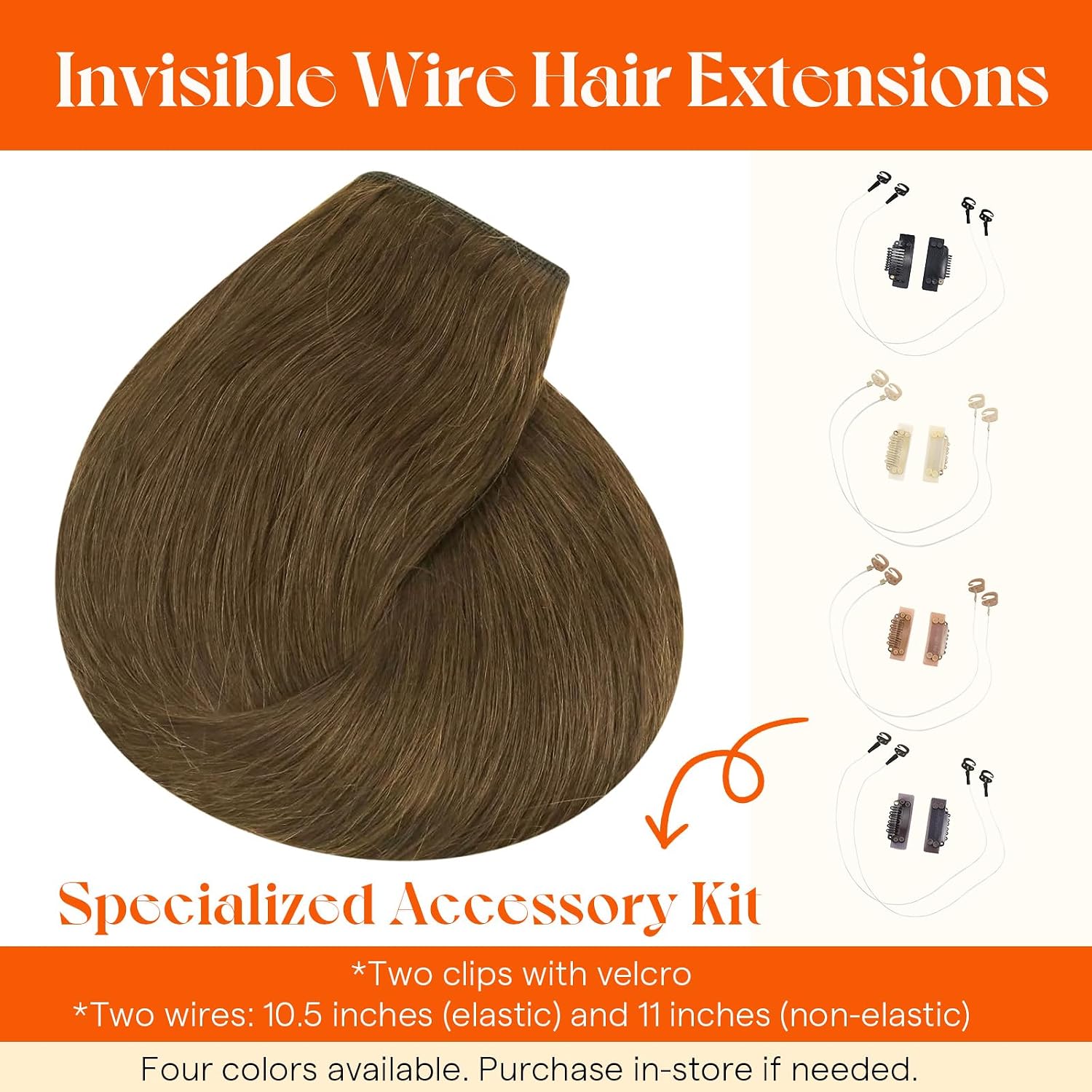 Thumbnail 4 de Sunny Hair Wire Hair Extensions 18in