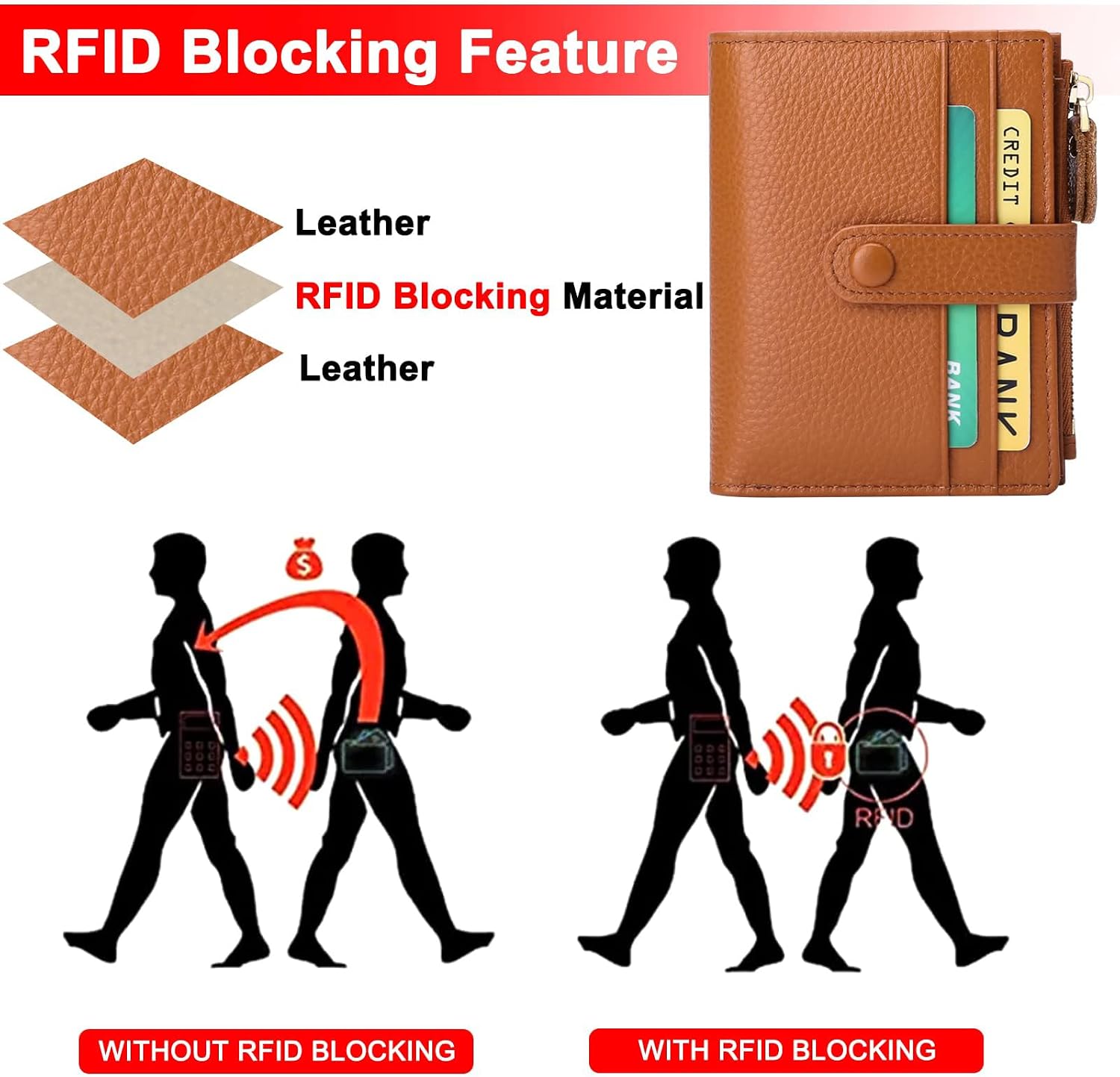Thumbnail 4 de FALAN MULE MULE Women's Wallet 4.65"