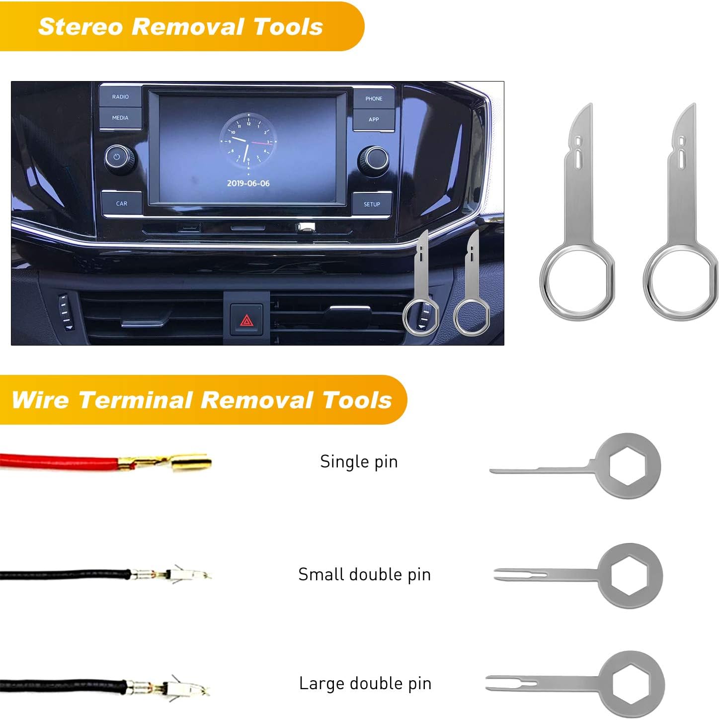 Detalle 2 de GOOACC GRC-49 19-Piece Trim Removal Tool Set with Clip Pliers