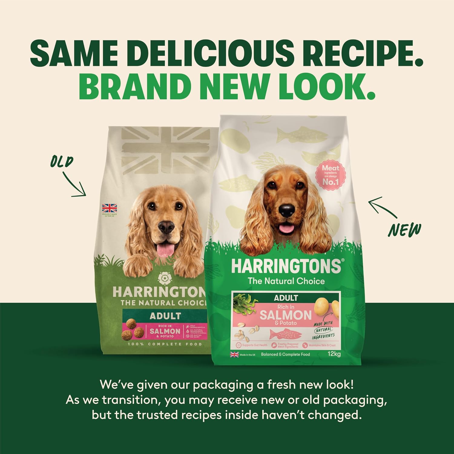 Detalle 2 de Harringtons Complete Dry Adult Dog Food Salmon & Potato 12kg