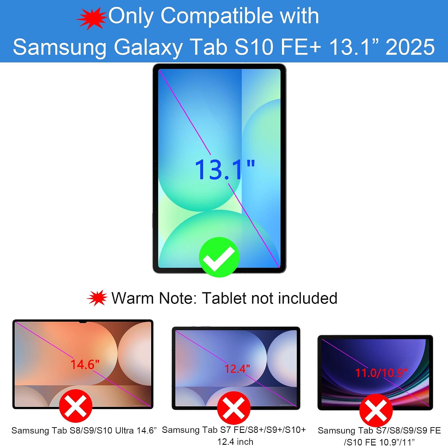 Detalle 2 de Samsung Galaxy Tab S10 FE+ Tastaturhülle 13,1 Zoll