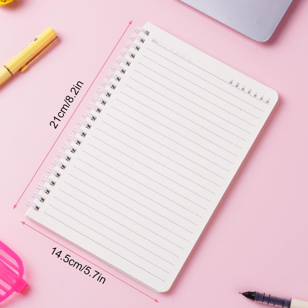 Thumbnail 1 de OFFCUP lot de 4 carnets A5 à spirales (120 pages, papier ligné)