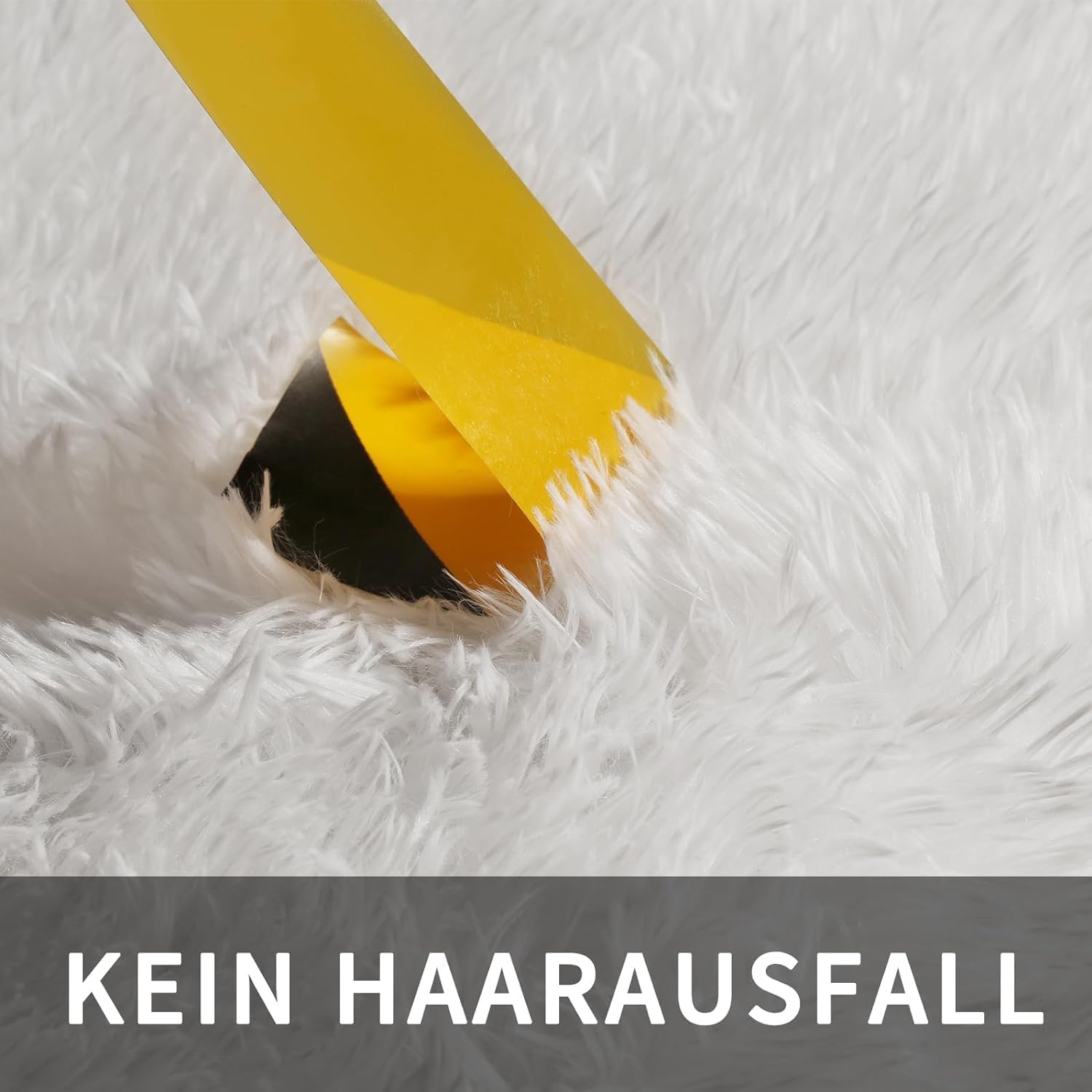 Thumbnail 2 de Sour Lemon Wohnzimmerteppiche 80 x 160 cm – grauer Läufer mit rutschfester Unterseite, waschbar