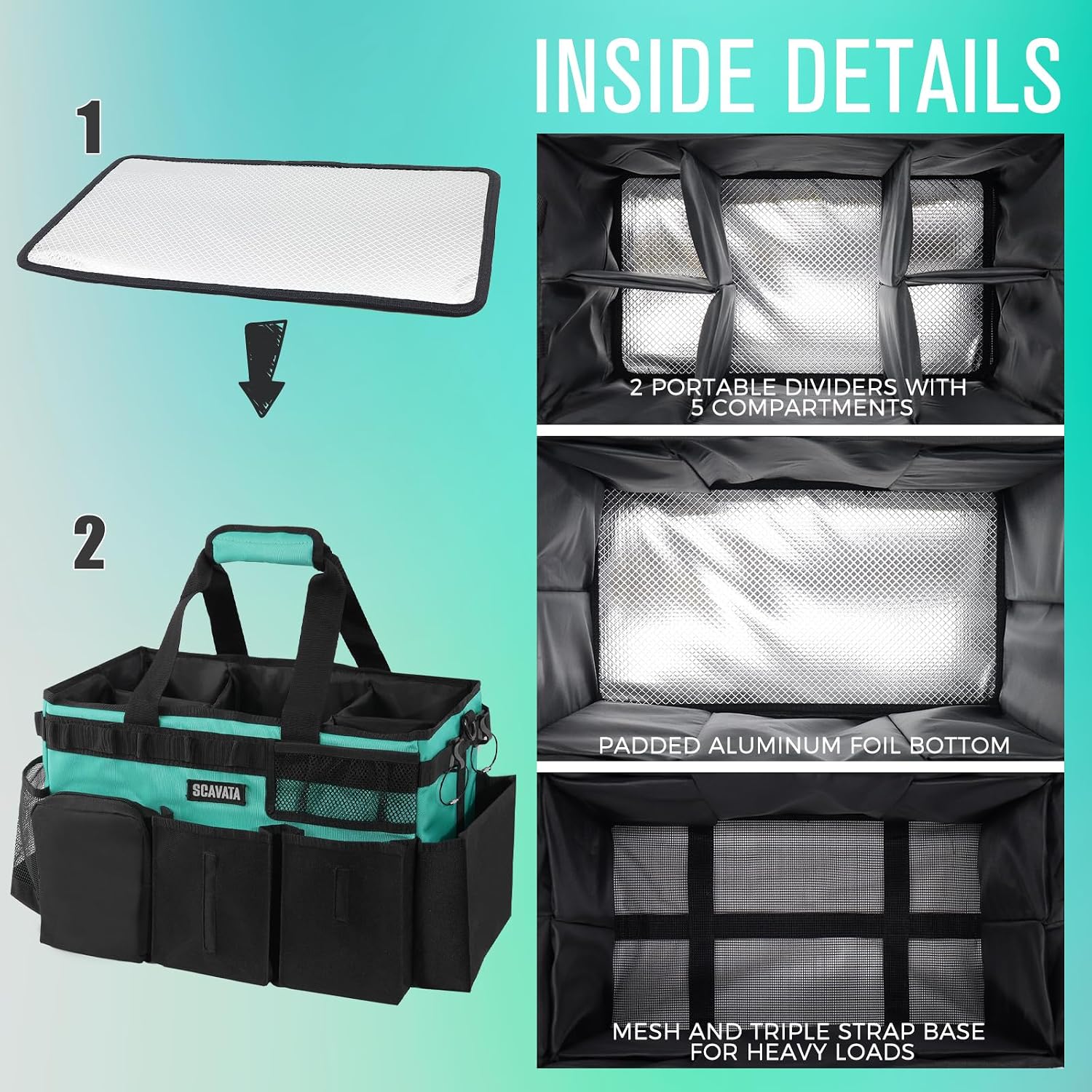 Thumbnail 3 de SCAVATA Wearable Cleaning Caddy Bag — Mobile Organizer for Maids, Housekeepers, and DIY Cleanups