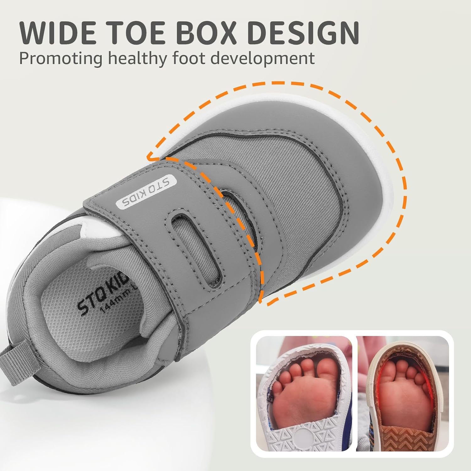 Detalle de STQ Toddler Sneakers with PU Upper