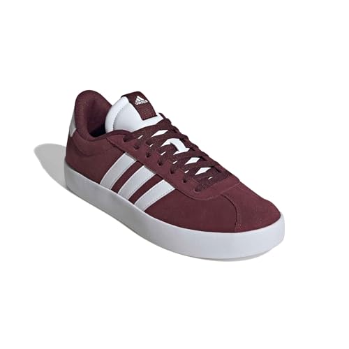 Detalle de adidas Homme VL Court 3.0 Chaussures Shadow Red/Cloud White – Un choix fiable pour un style court et polyvalent