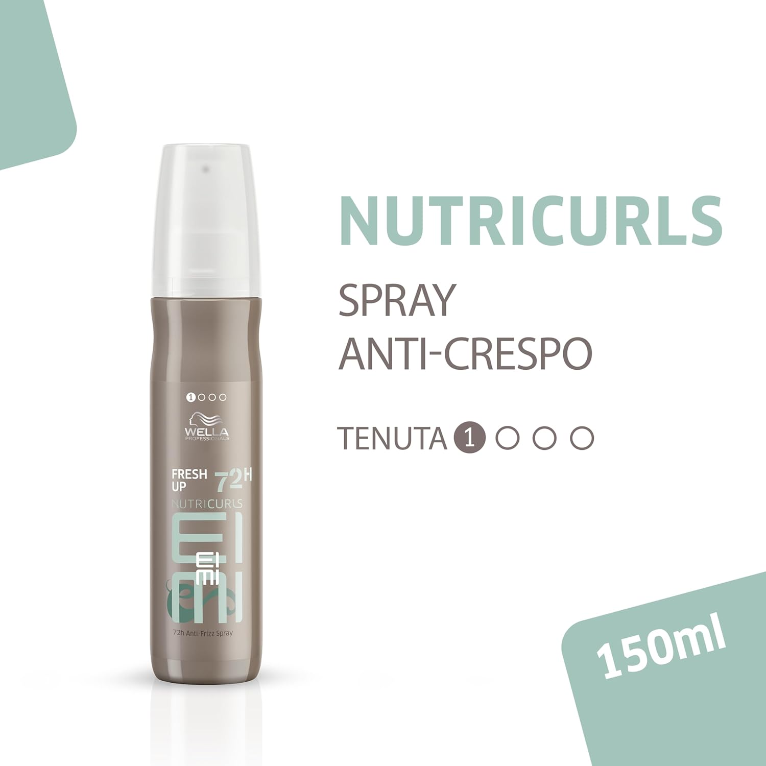 Thumbnail 1 de Wella Professionals EIMI NUTRICURLS Fresh Up: spray anti-crespo per capelli ricci, 150 ml