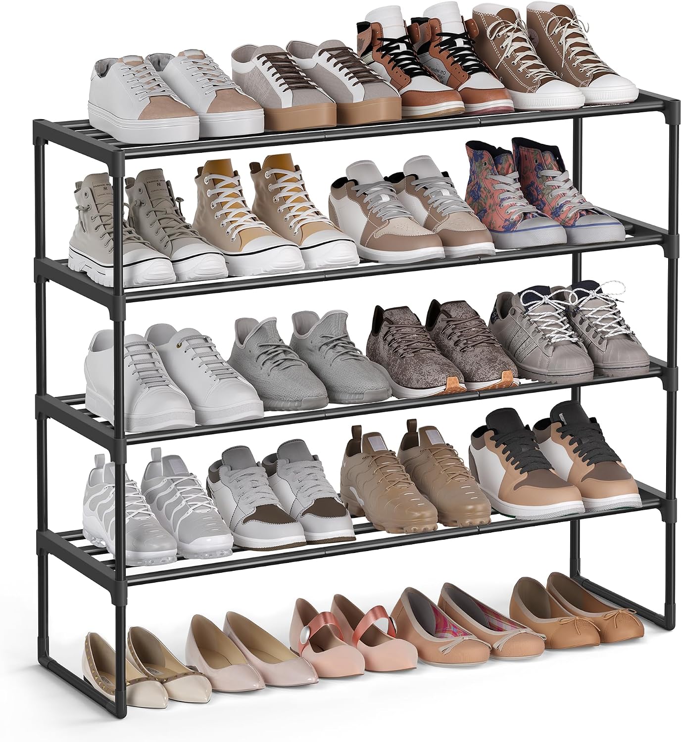 Detalle de SONGMICS LSA14BK étagère à chaussures 20 paires