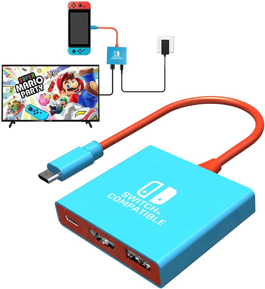 Detalle de pdobq Switch Dock Portable TV Adapter 4K/60Hz
