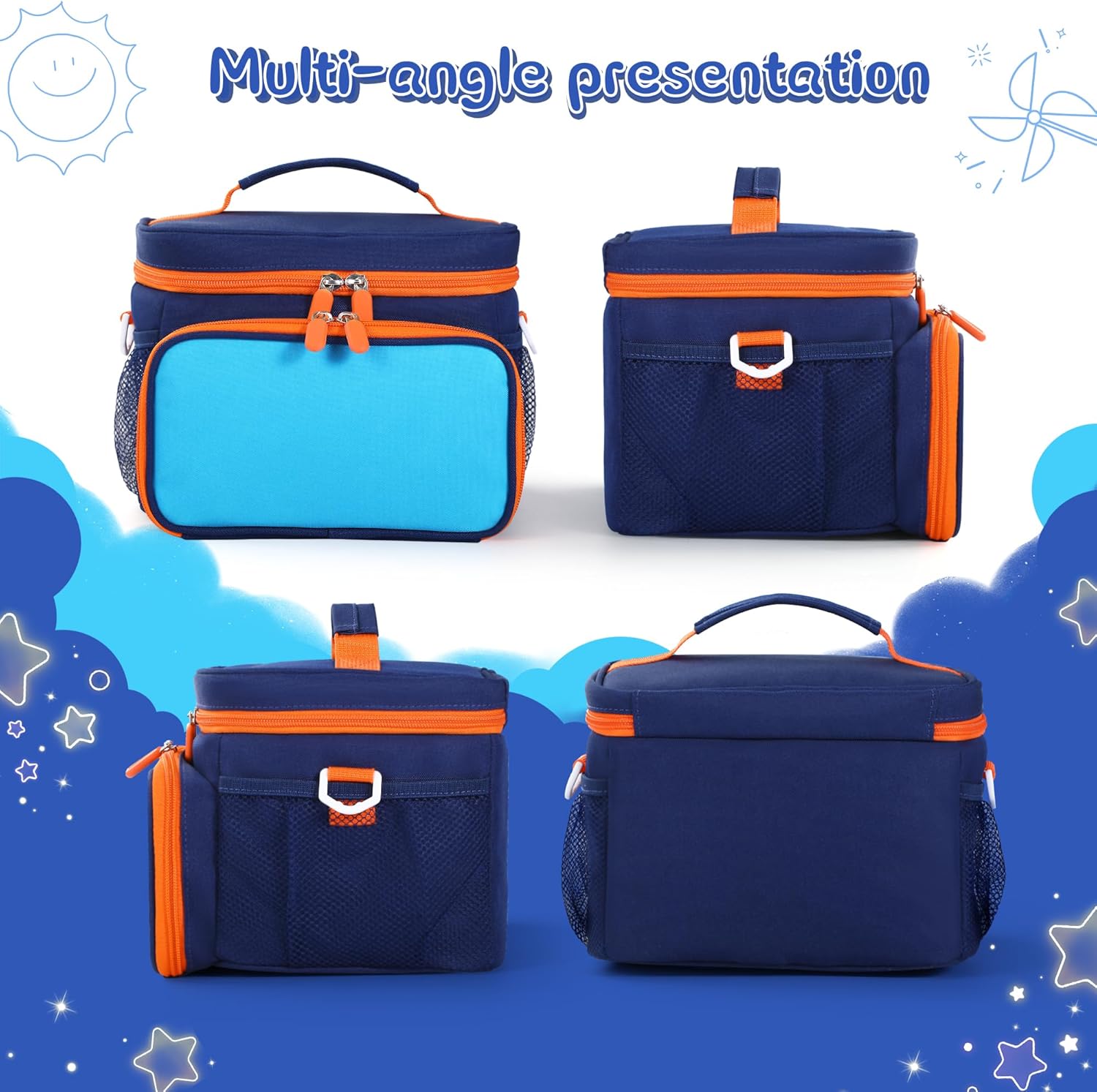 Thumbnail 2 de TATAVR Travel Carrying Case for Yoto Player 3rd Gen – Card Holder, Shoulder Strap, Blue
