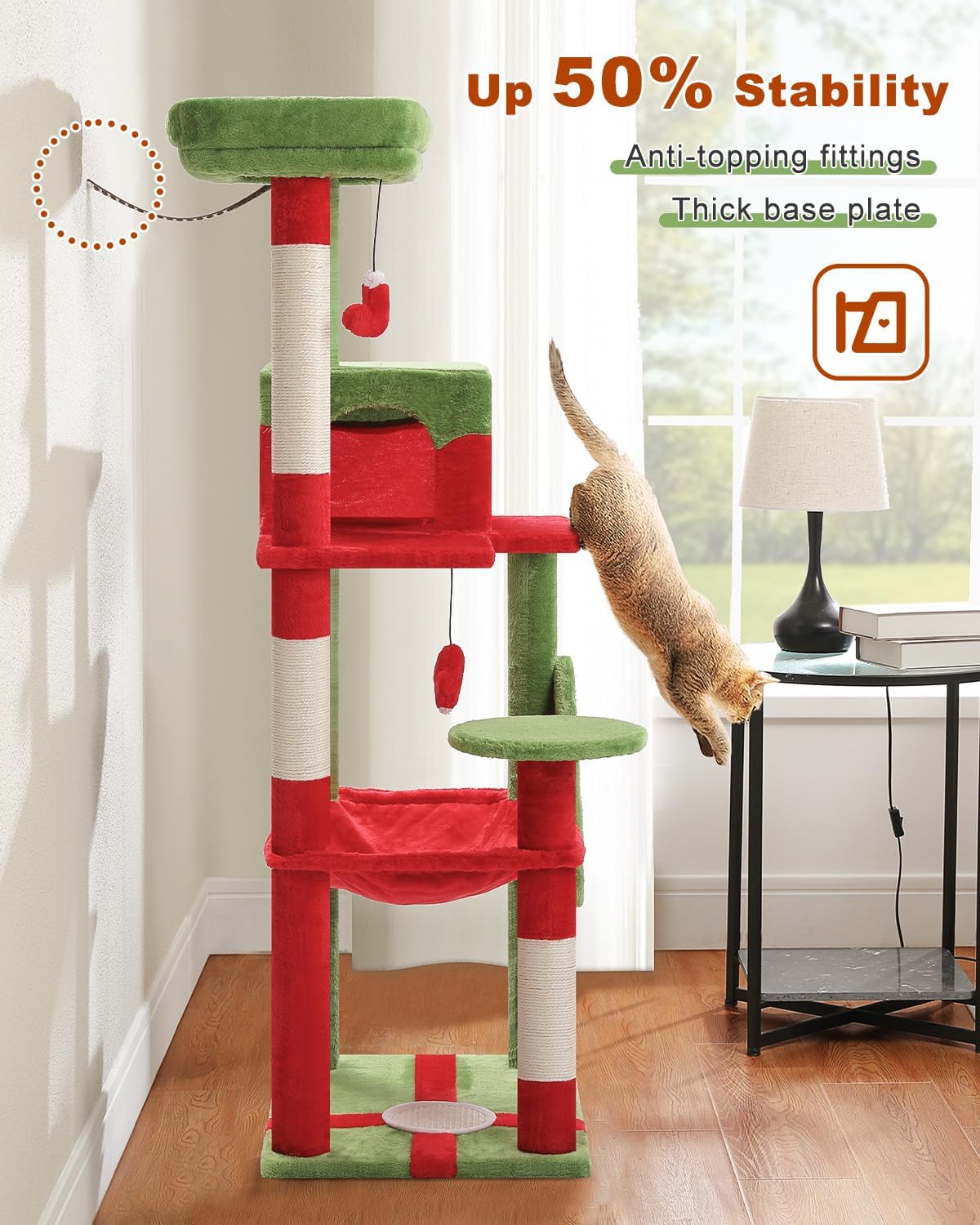 Thumbnail 6 de PEQULTI Cat Tree, 143 cm