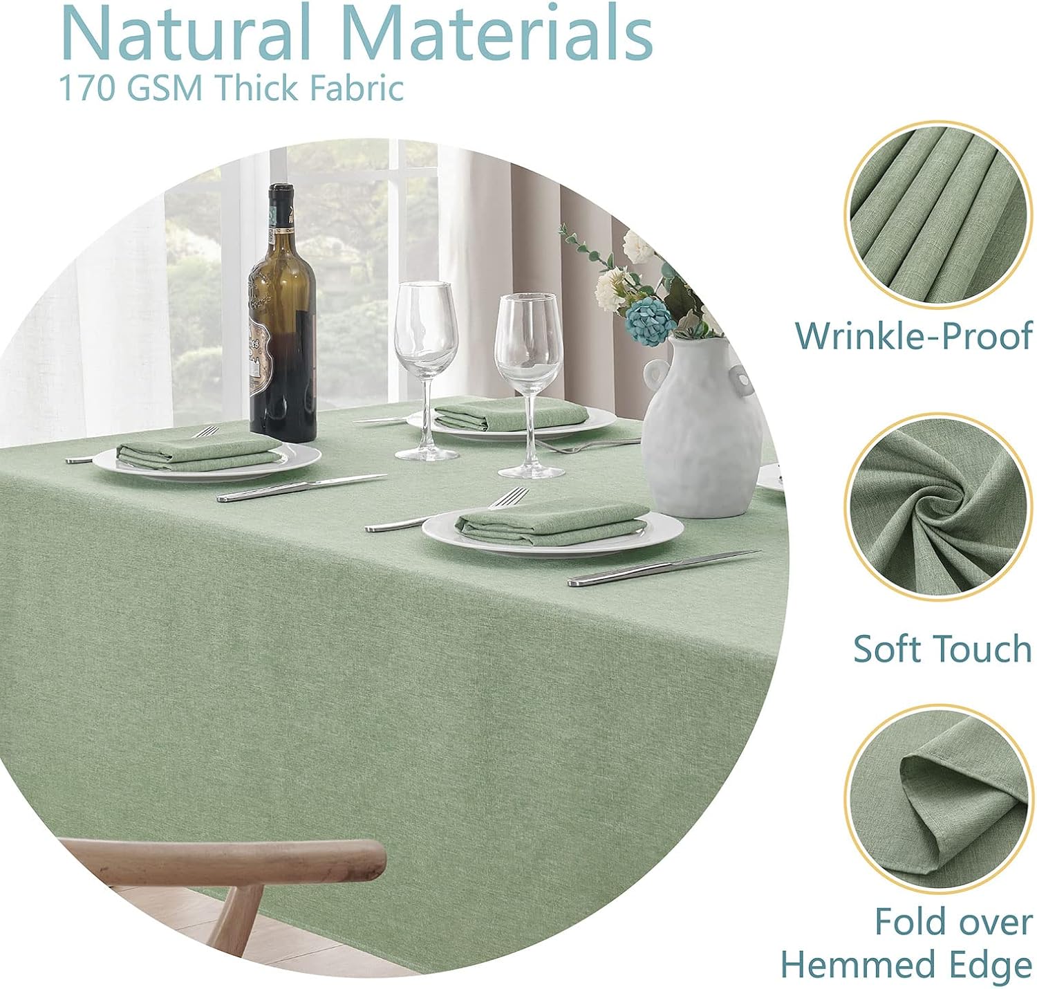 Detalle de Veblandy Rectangle Tablecloth 52x70