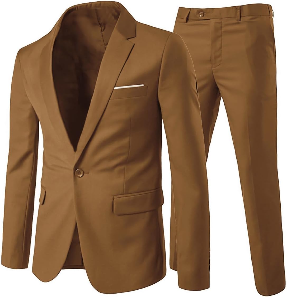Thumbnail 6 de Allthemen Herrenanzug 2-teilig Slim Fit – Business- und Hochzeitsanzug für Männer