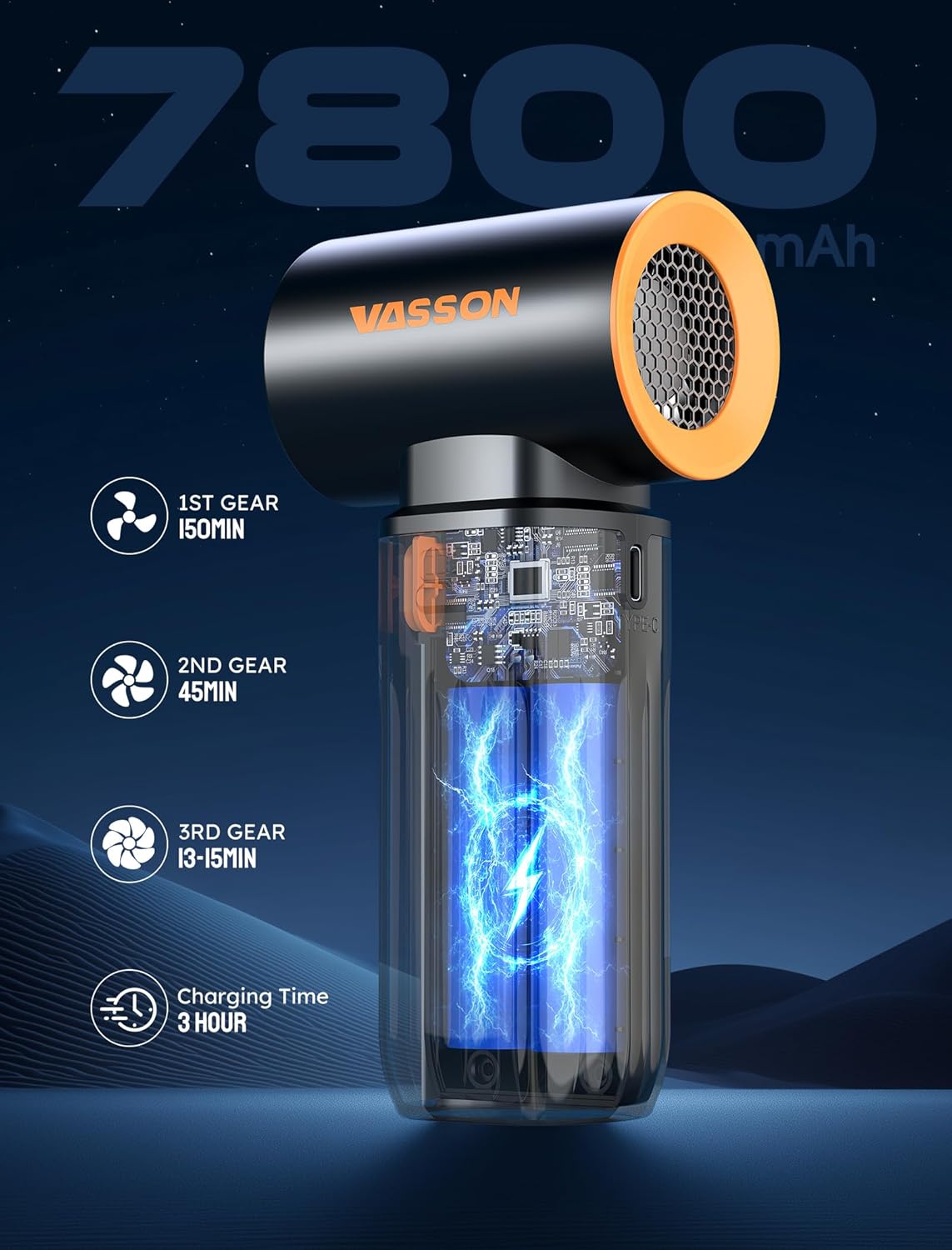 Thumbnail 3 de Compressed Air Duster 260000 RPM 🧹