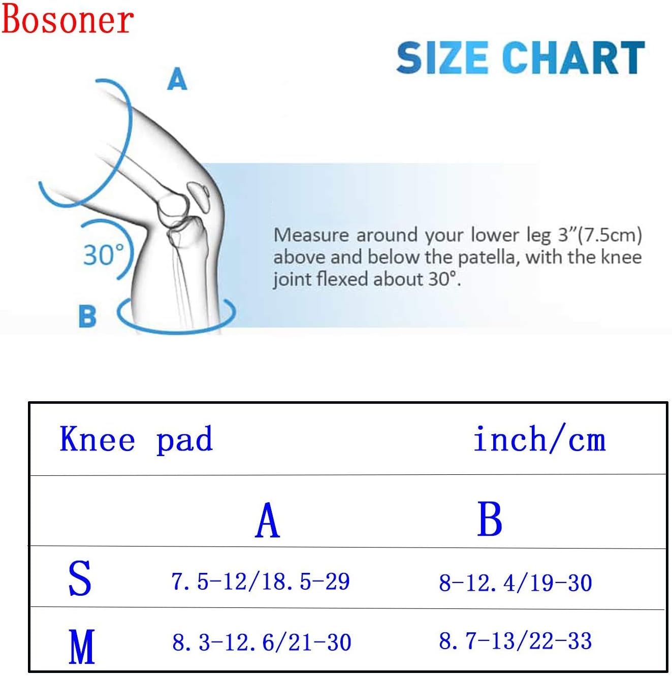 Detalle 2 de BOSONER Kids/Youth KNEE Protective Gear Set, Adjustable Pads for Skating