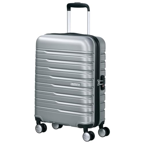Detalle de American Tourister Flashline Spinner S 55 cm – Bagaglio a mano argento (Sky Silver)