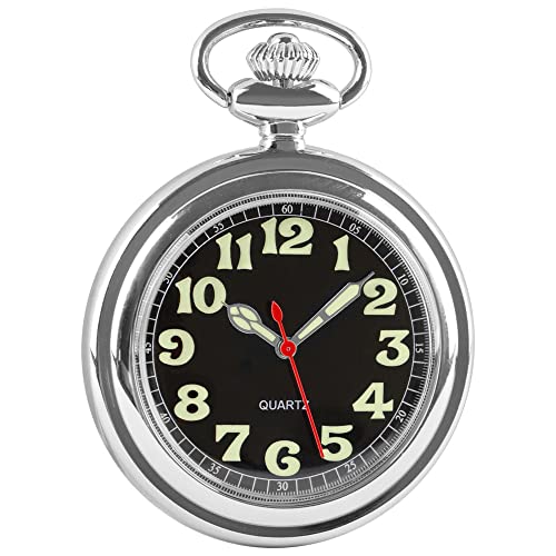 Thumbnail 1 de Tiong Montre de poche à quartz pour homme Mb-cfj018 — chiffres arabes brillants