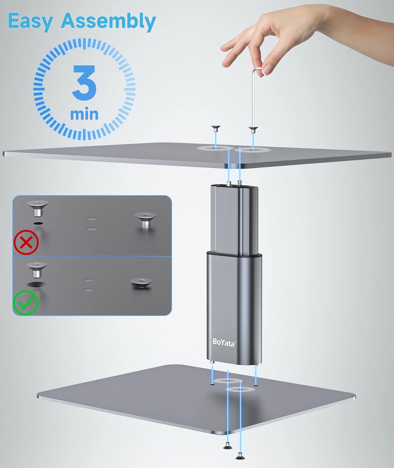 Thumbnail 5 de BoYata Monitor Stand Riser 33.06 lbs