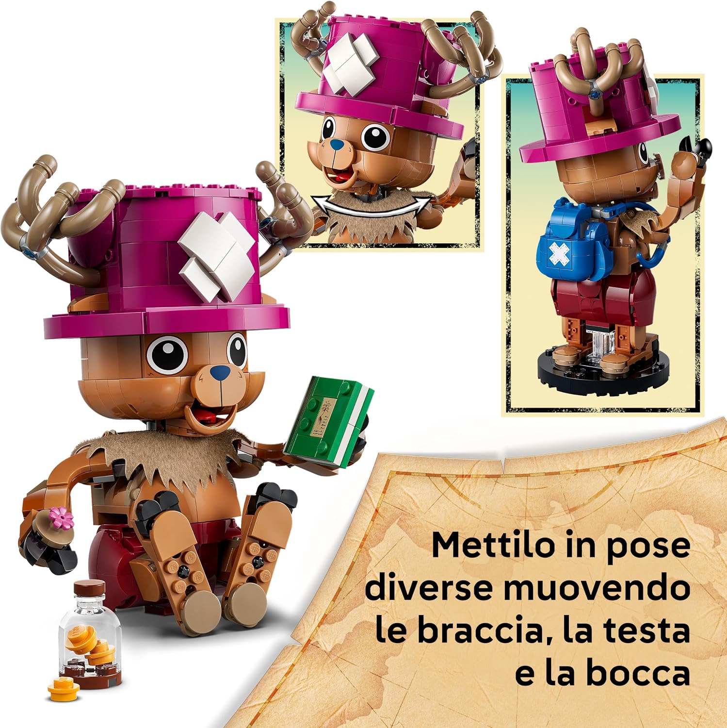 Thumbnail 3 de LEGO ONE PIECE TonyTony Chopper 75643 — Action figure LEGO ispirata a One Piece
