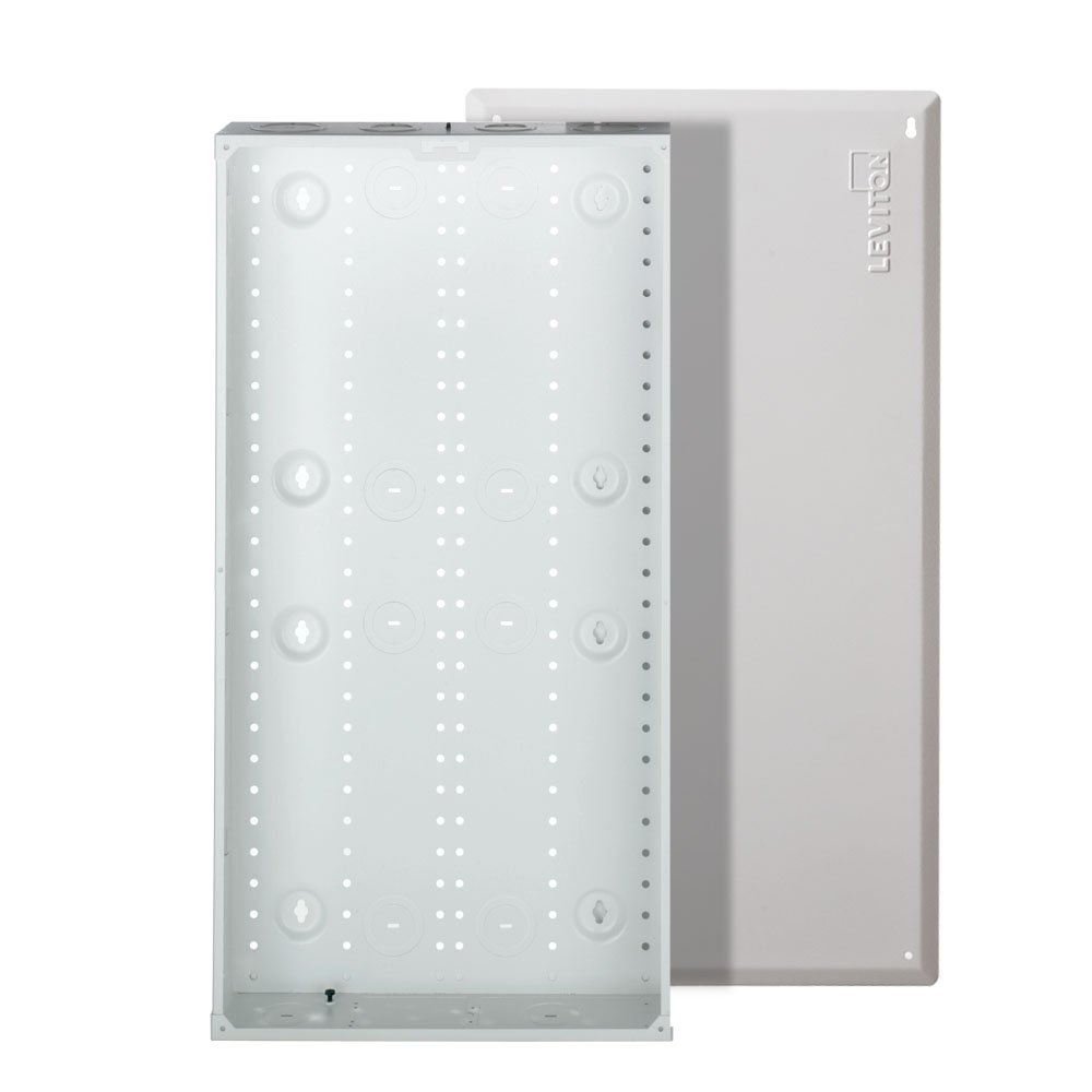 Detalle de Leviton 47605-140 SMC – obudowa do instalacji strukturalnej z pokrywą, 35,5 cm