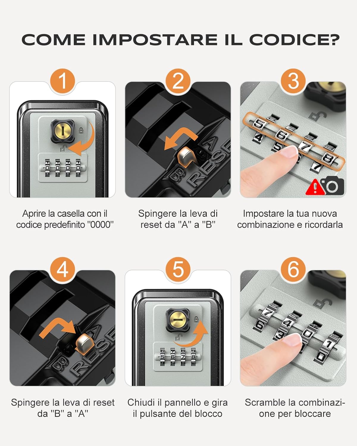 Thumbnail 5 de Mohard Key Box cassetta chiavi 105x60x45 mm 🗝️