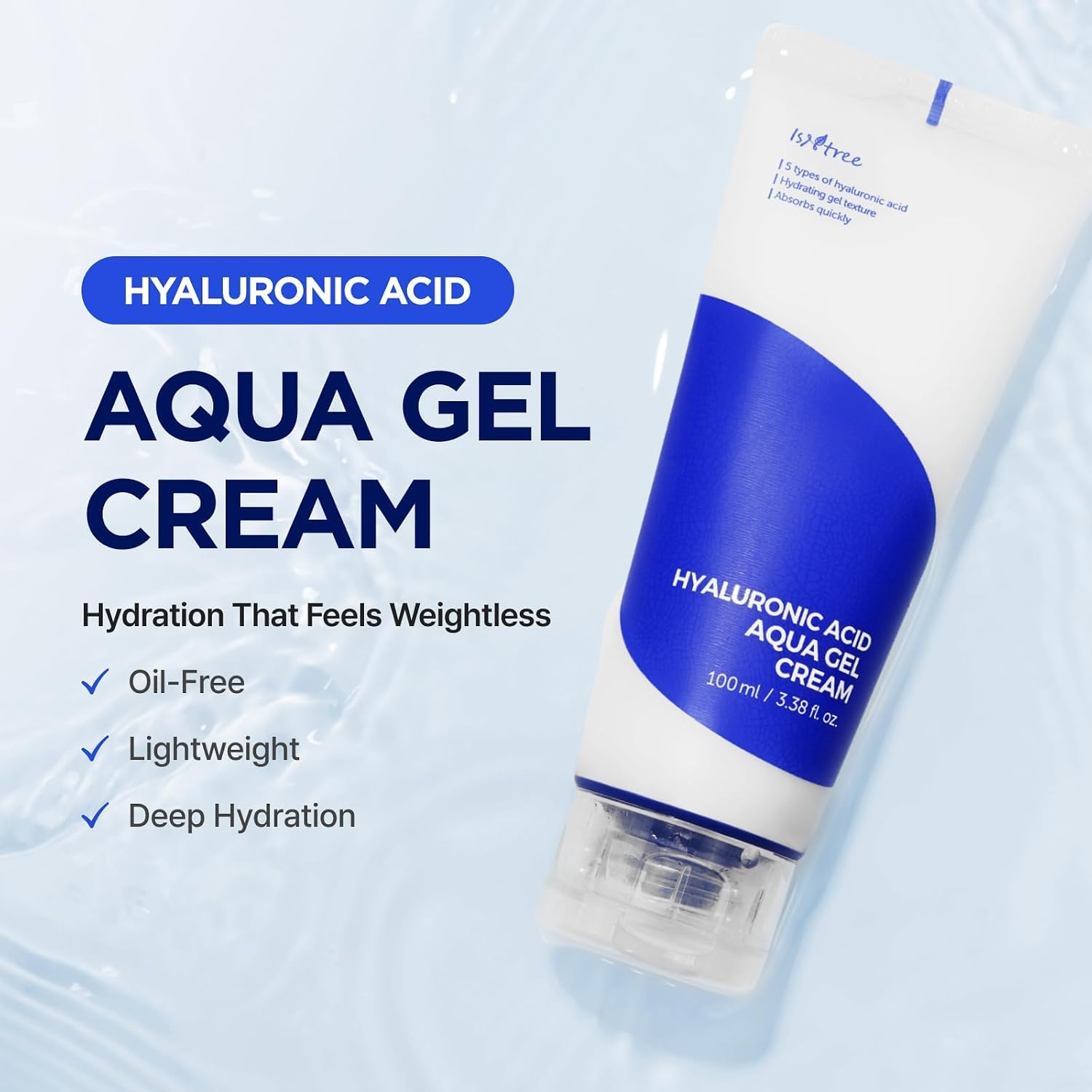 Detalle 2 de IsNtree Hyaluronic Acid Aqua Gel Cream 100ml