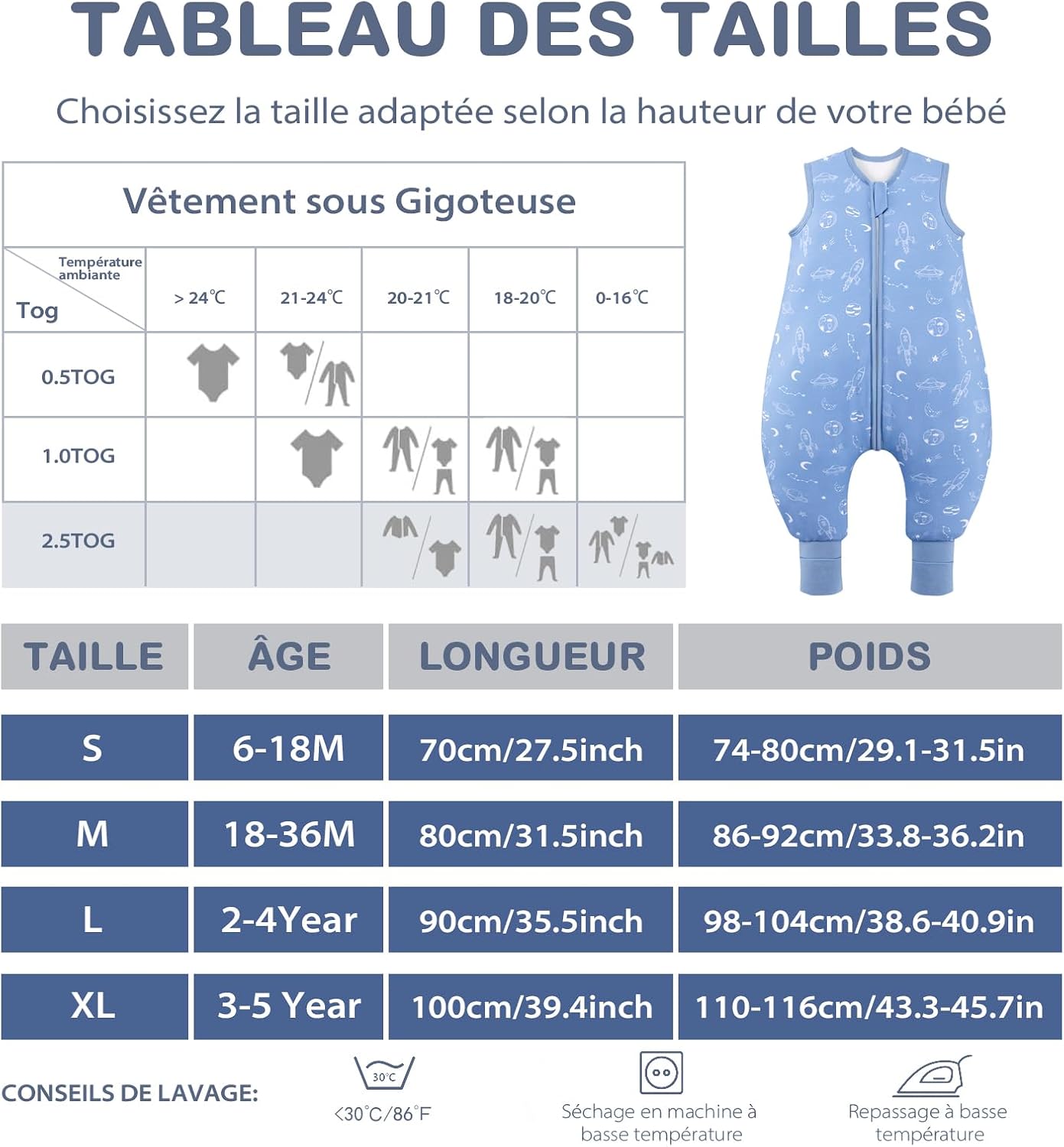 Thumbnail 6 de ToyaTec Gigoteuse 2,5 tog Taille L