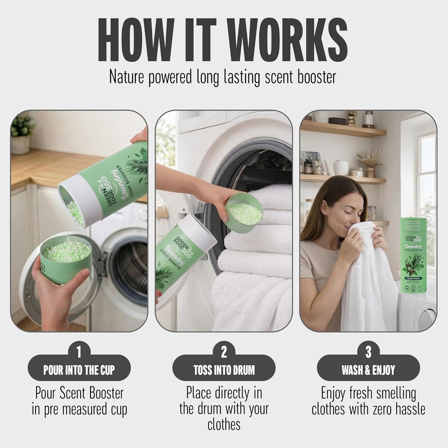 Thumbnail 5 de Green Edge 360 Scent Booster Beads 750g Forest Fresh