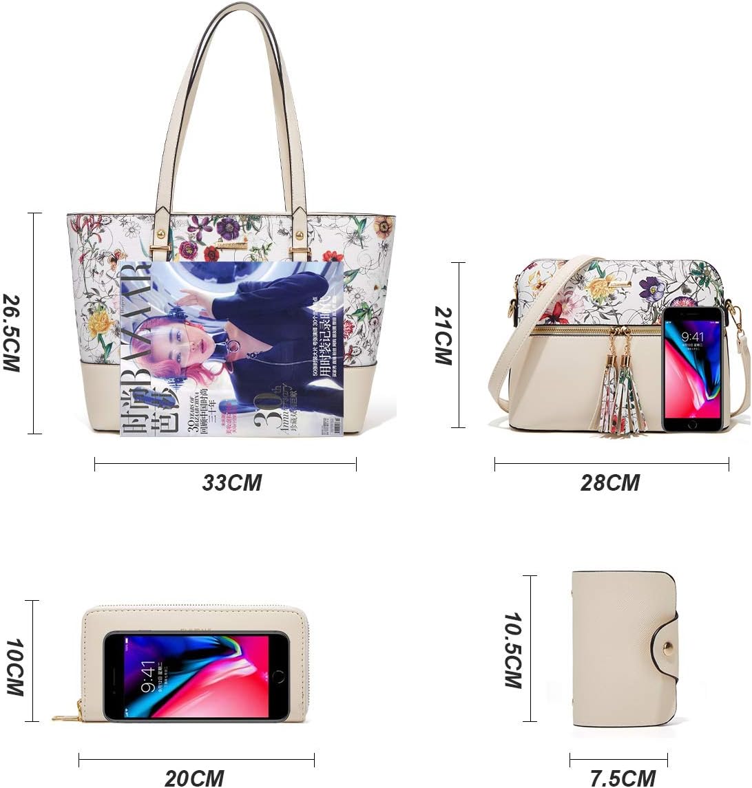 Thumbnail 3 de YTL Damen Handtasche Groß Tote Shopper 4-teilig