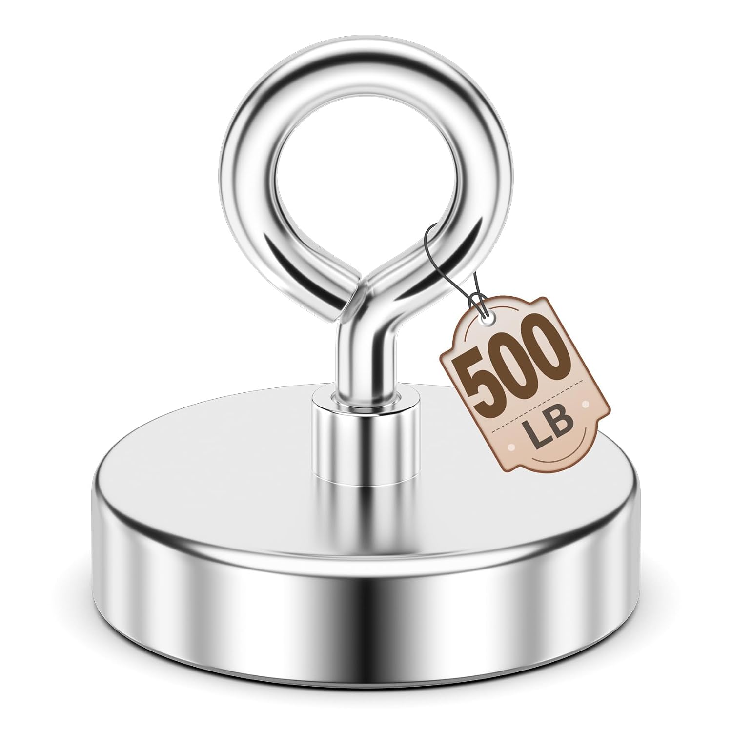 Fishing Magnets, 190 kg Pull – Neodymium Treasure Hunter for Rivers, Lakes and More