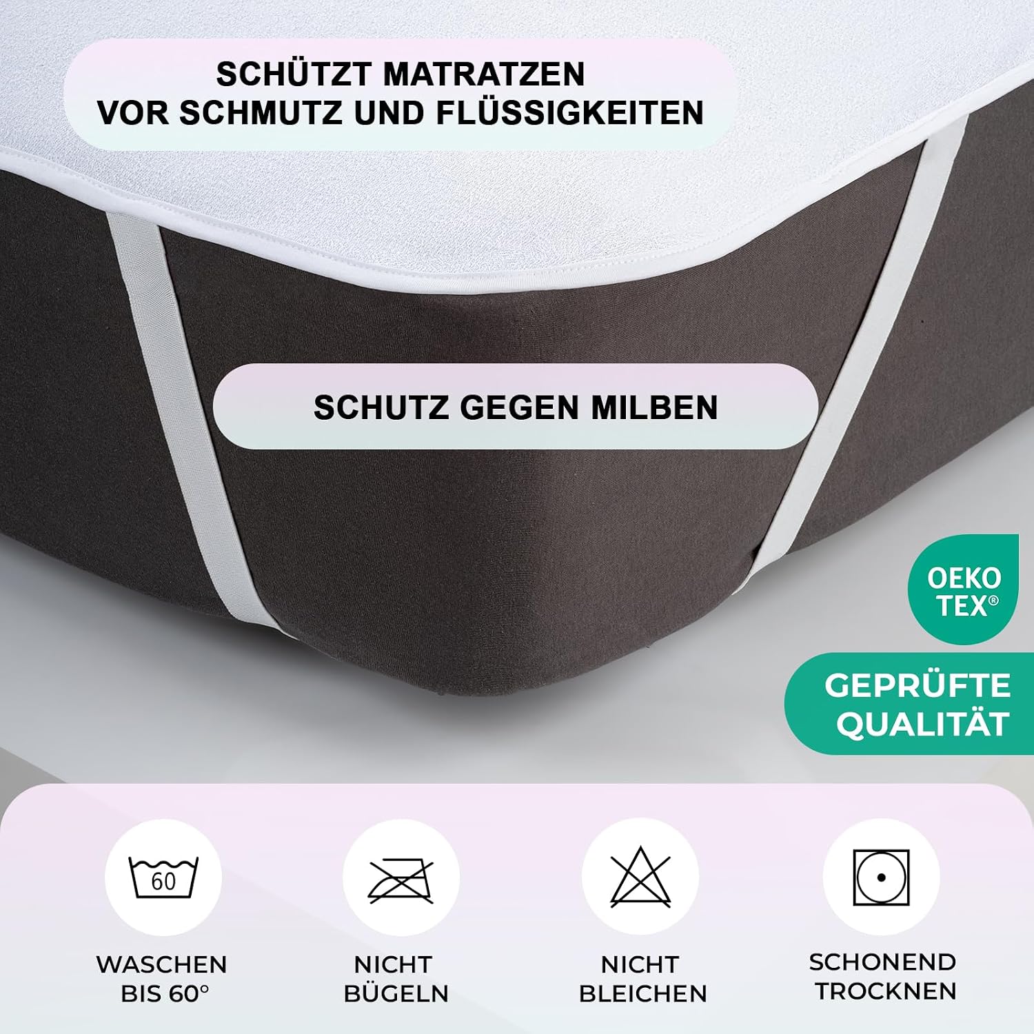 Thumbnail 4 de Buymax Matratzenschoner 90x200 cm wasserdicht