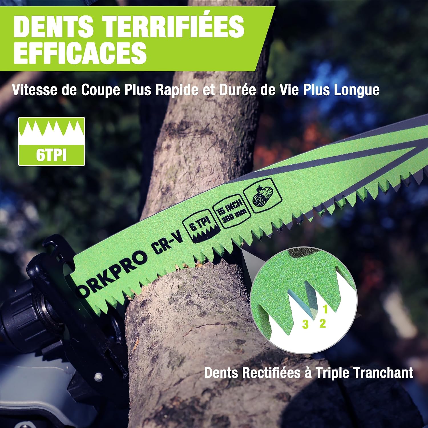 Thumbnail 3 de WORKPRO Lames de scie sabre 380 mm ⚙