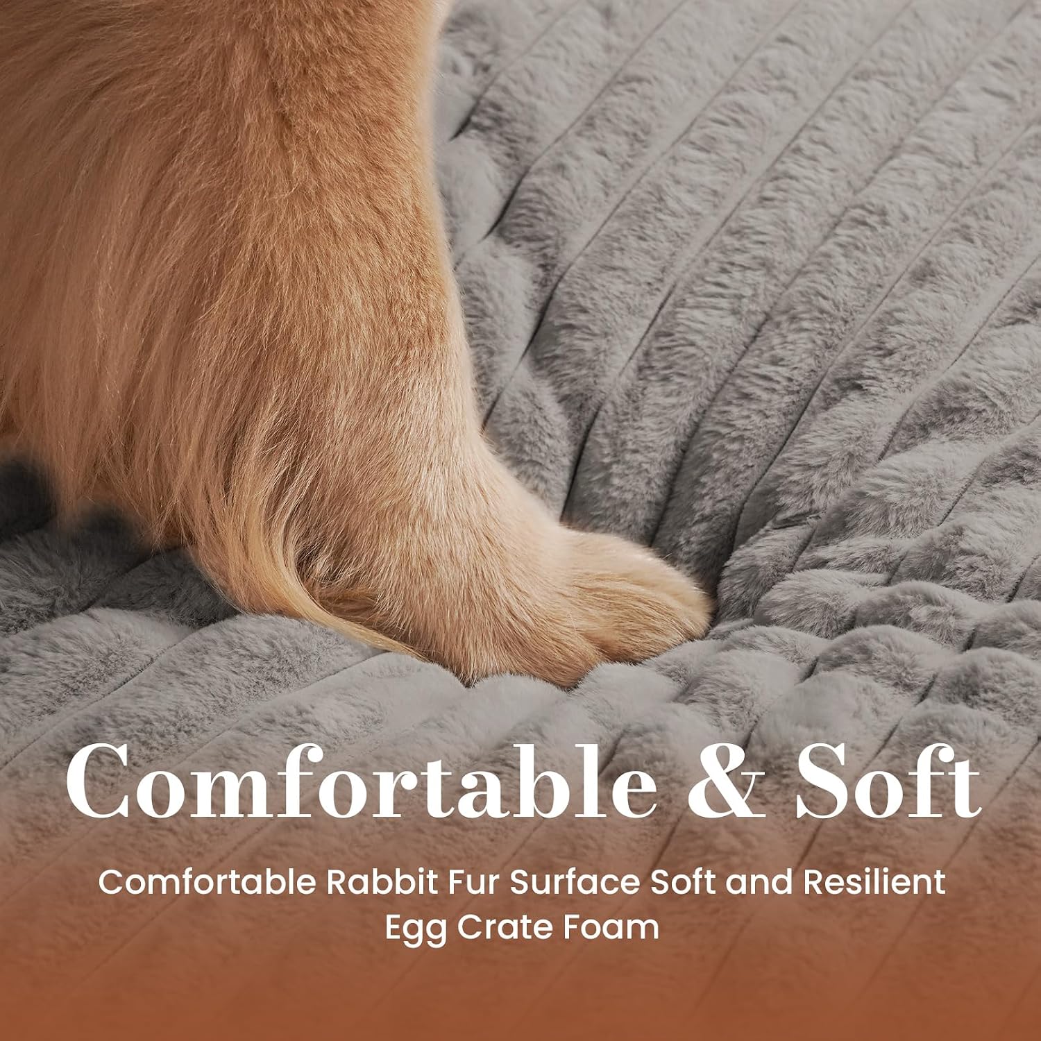 Detalle 2 de Cozila Extra Large Orthopedic Dog Bed, 42 x 30 x 4 in, Egg Foam, Waterproof Liner