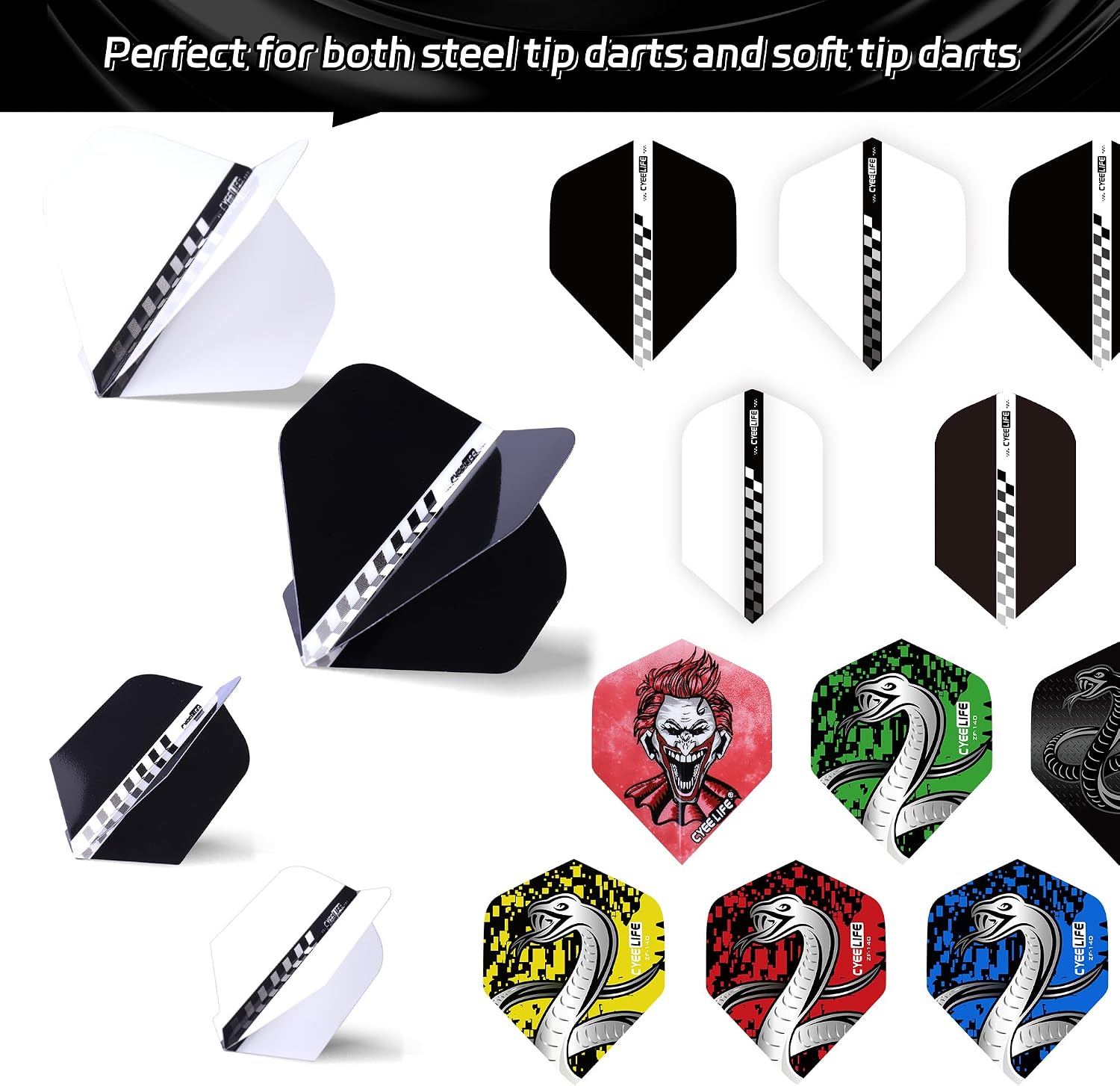 Detalle 2 de CyeeLife 180-piece darts accessory kit
