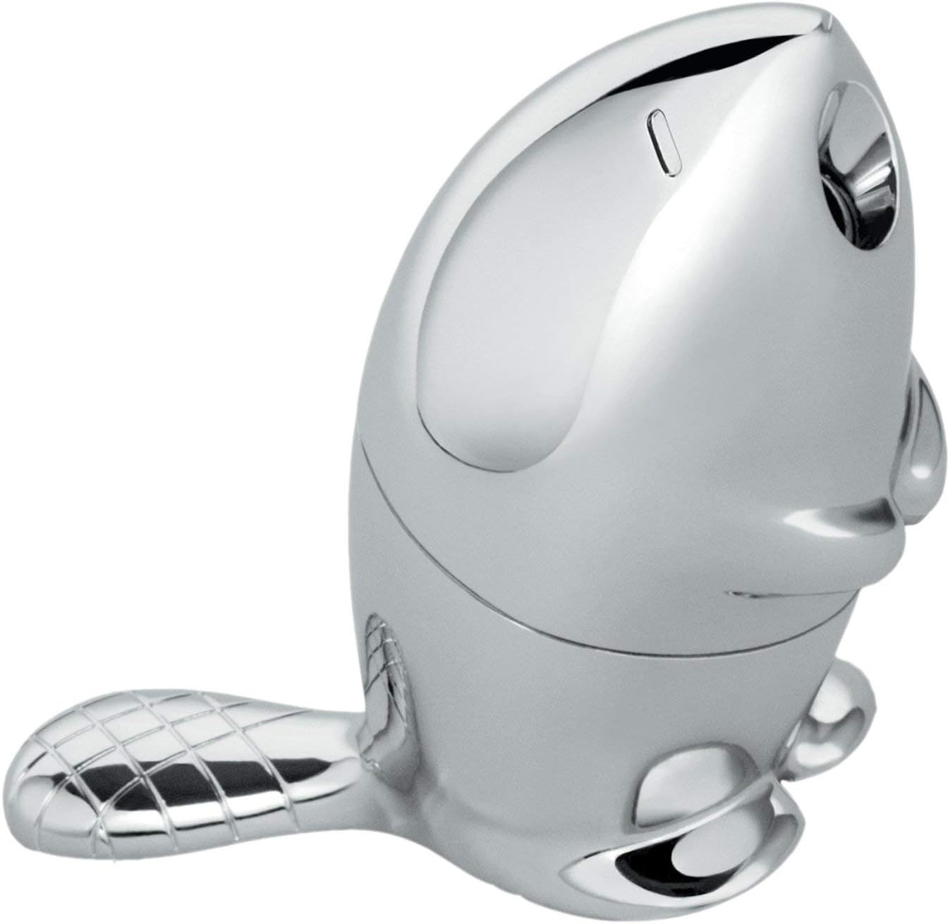 Detalle de Alessi RT02 Kastor Temperamatite, Zama Cromata – design di Rodrigo Torres