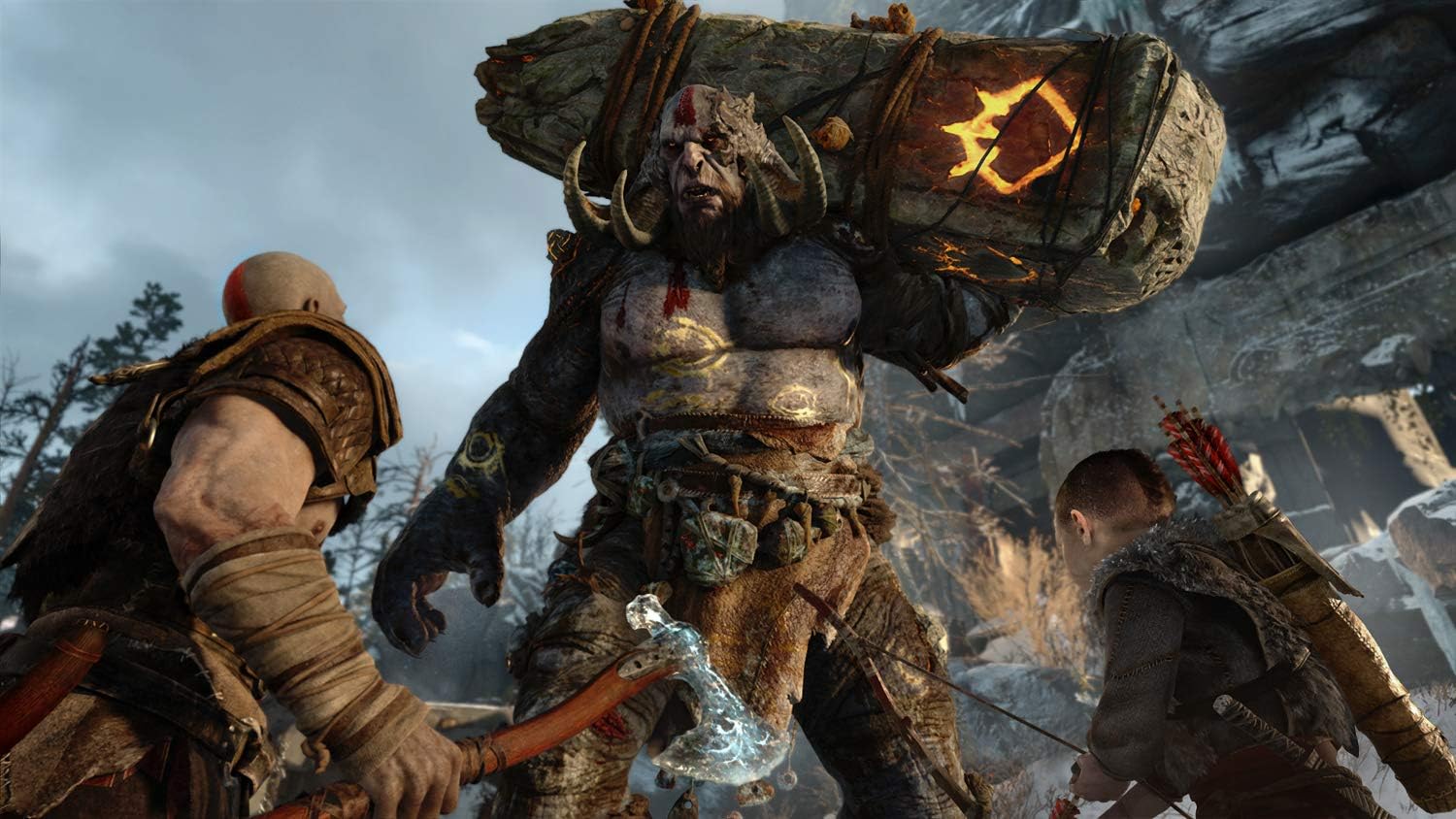 Detalle 1 de Sony God of War PS4 (Version physique CD) en français – 1 joueur, PEGI 18+