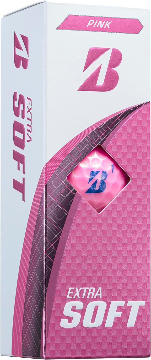 Detalle 2 de ブリヂストン EXTRA SOFT X5PXJ ゴルフボール 2025年モデル 12球入り ピンク 2ピース