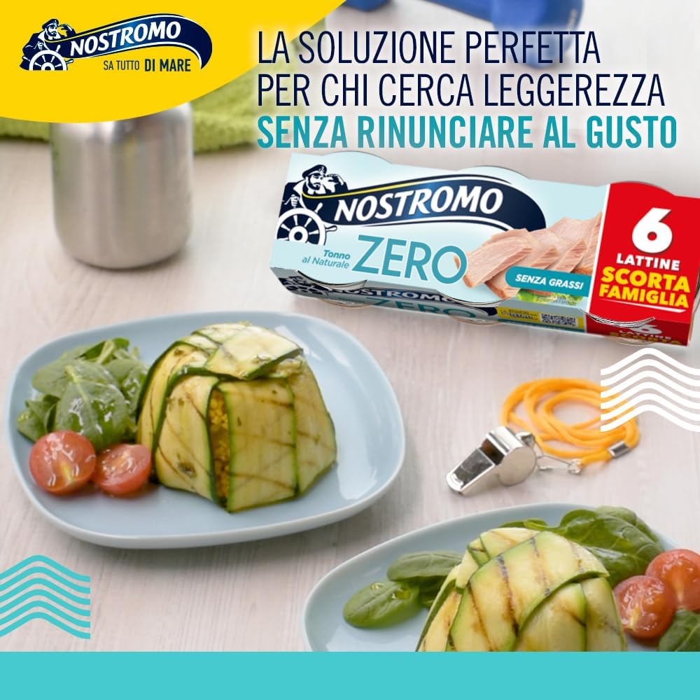 Thumbnail 5 de Nostromo Tonno al Naturale 65g – Confezione Scorta 60 Lattine (10 x 6) senza grassi, sgocciolato e pronto da gustare