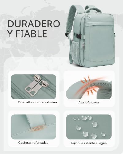 Thumbnail 6 de Yankony mochila de cabina 45 × 36 × 20 con apertura 180° y acceso para portátil