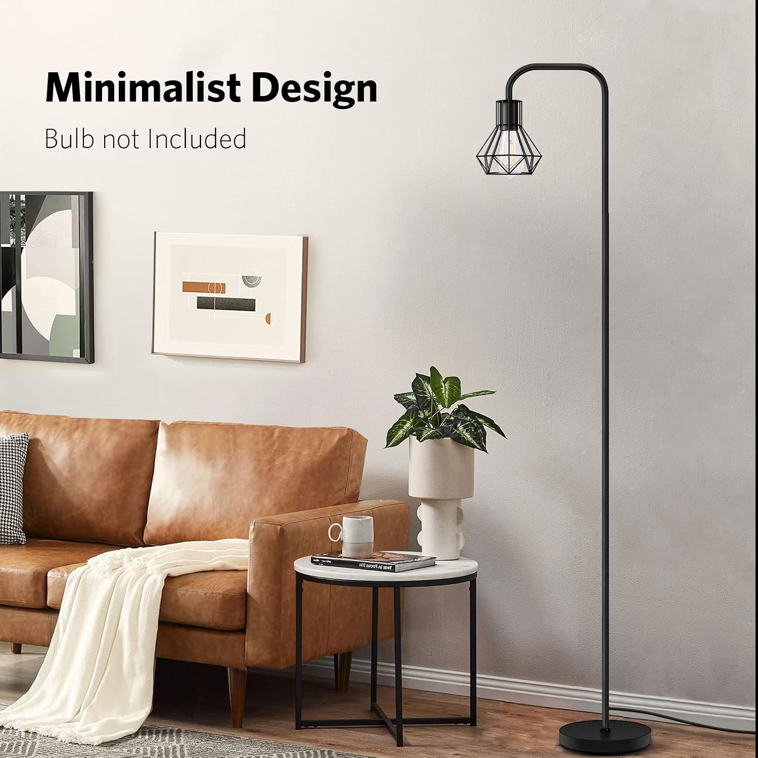 Detalle 2 de BBHome Retro Stehleuchte E27 Fußschalter