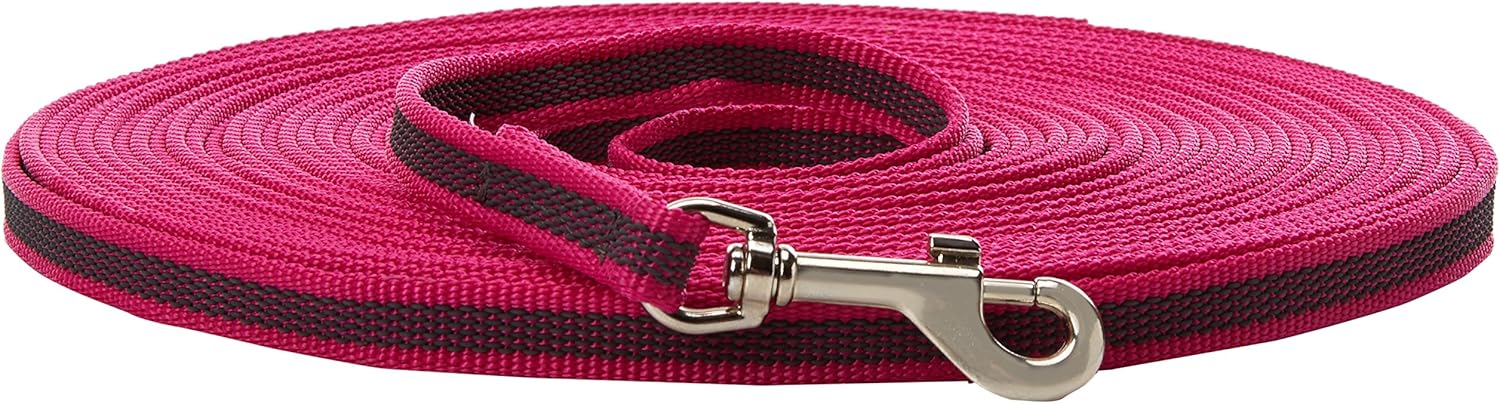 Detalle de JULIUS K-9 216GM-R-S3 Laisse anti-dérapante Color & Gray avec poignée, 20 mm x 3 m (Rouge-Gris)