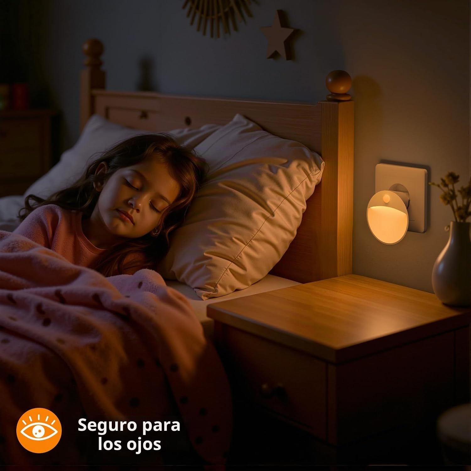 Thumbnail 4 de Yuinzin Luz Nocturna con Sensor de Movimiento y Crepuscular – 2 Unidades Enchufables