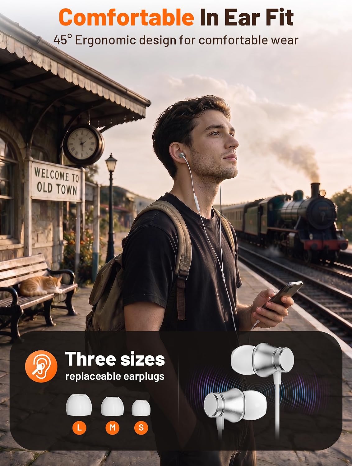 Detalle 2 de USB-C Wired Earbuds, 2-Pack