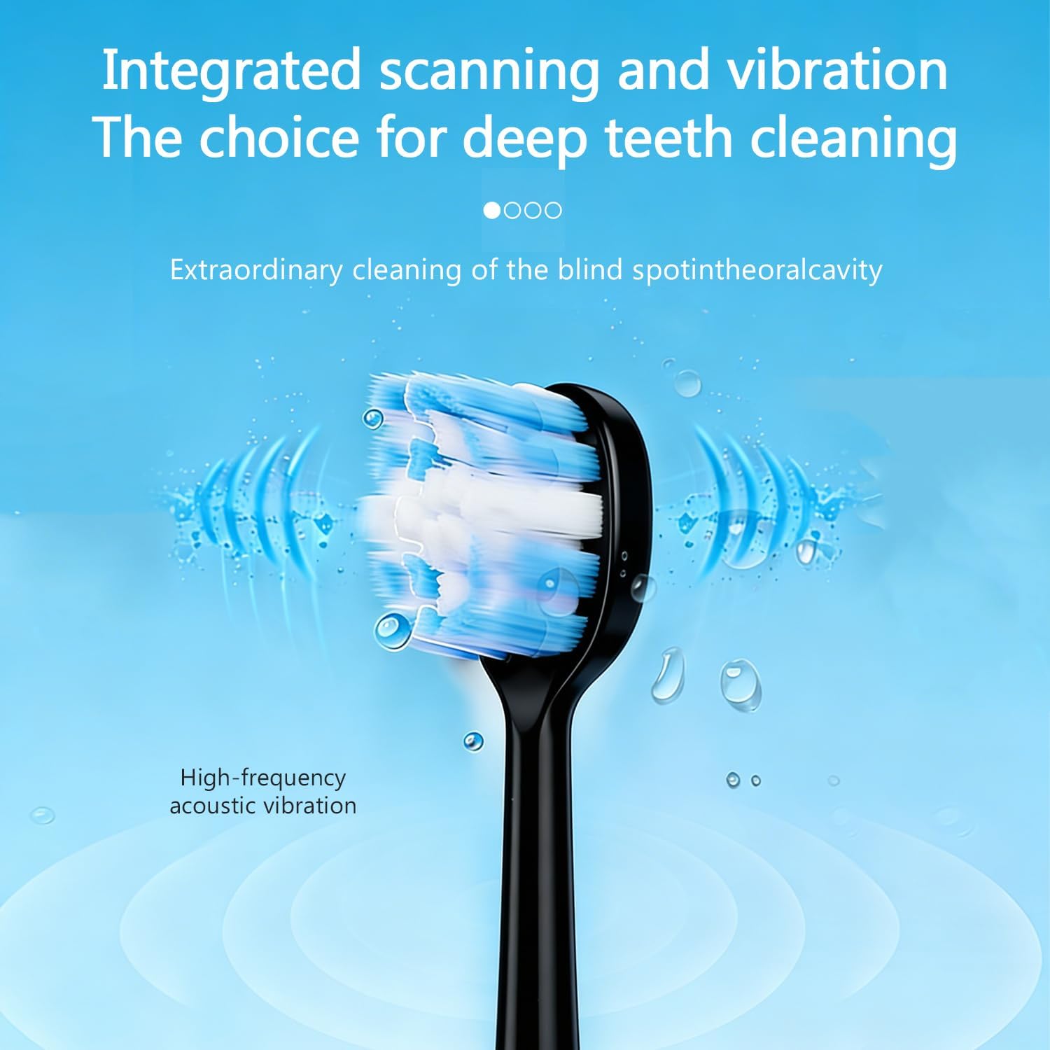Thumbnail 6 de 7MAGIC Sonic Electric Toothbrush for Adults with 8 Brush Heads, Travel Case, 6 Modes & IPX7