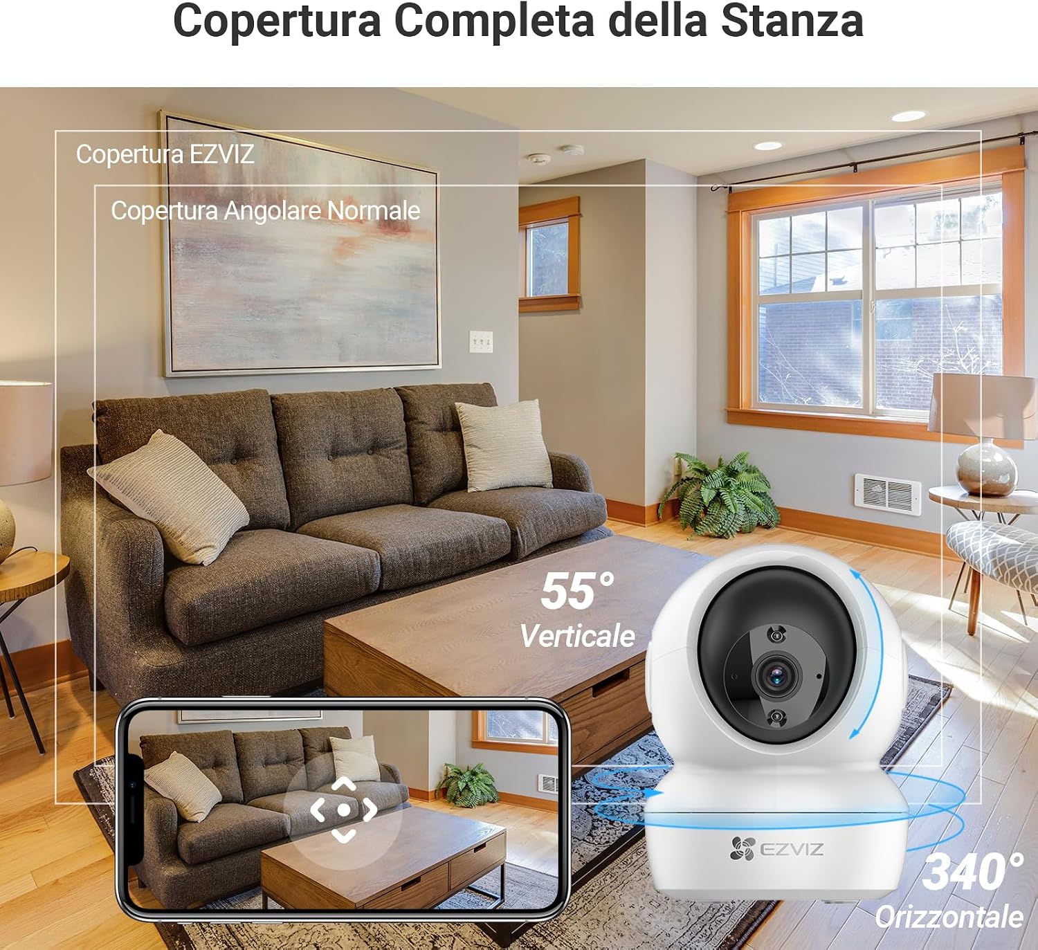 Detalle 2 de EZVIZ C6N telecamera Wi‑Fi 1080p