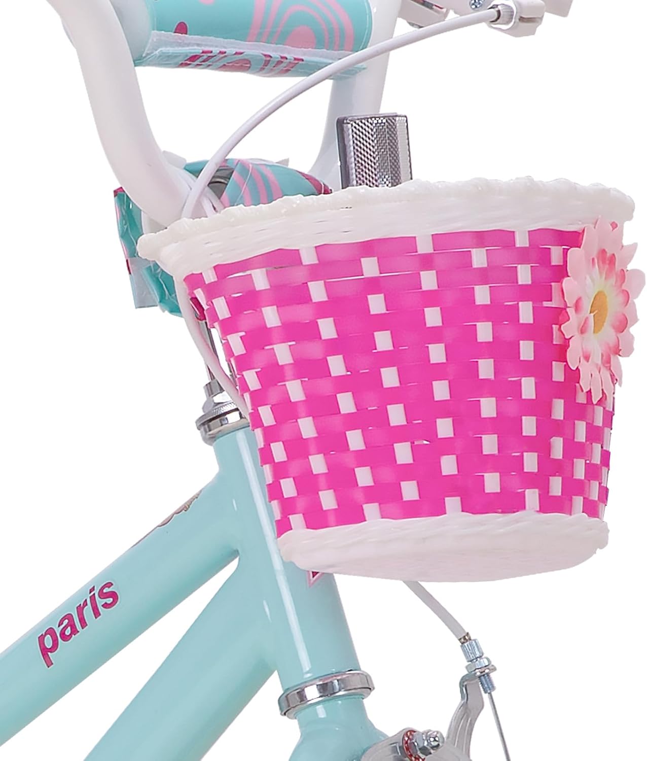 Thumbnail 6 de JOYSTAR Paris Girls Bike for Ages 3-8: 14/16/18 Inch Kids Bike with Training Wheels, Basket, and Handbrake