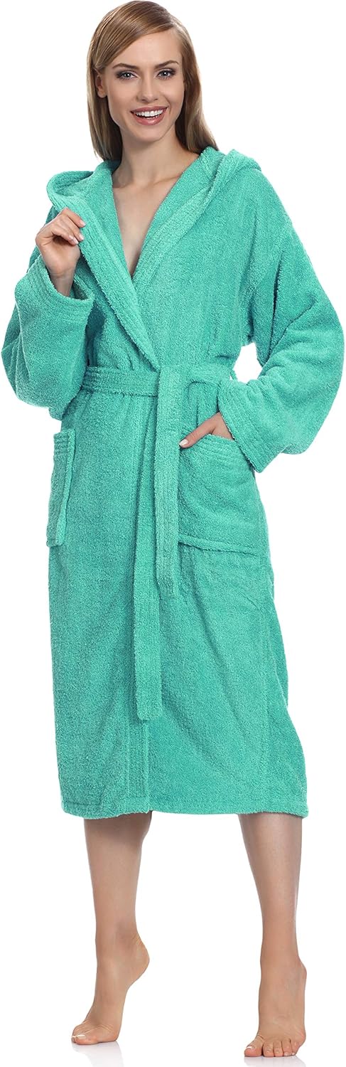 Thumbnail 3 de Ladeheid Peignoir de Bain Éponge 100% Coton Femme LA40-102 : douceur et absorbance au quotidien