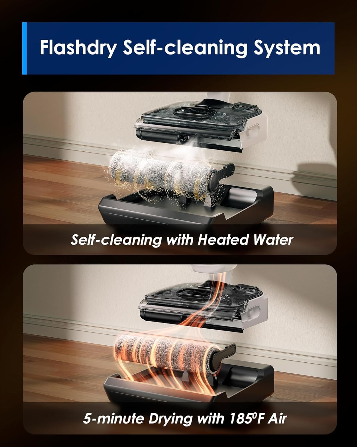 Thumbnail 6 de Tineco Floor ONE Switch S6 Stretch 65min Wet Dry Vacuum 🧹