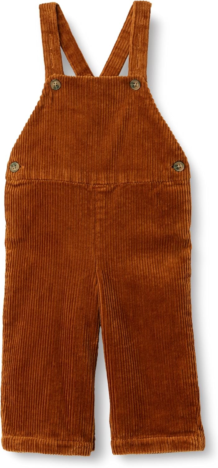 Detalle de Amazon Essentials x Sofia Grainge Toddler & Baby Boys' Corduroy Bib Overalls