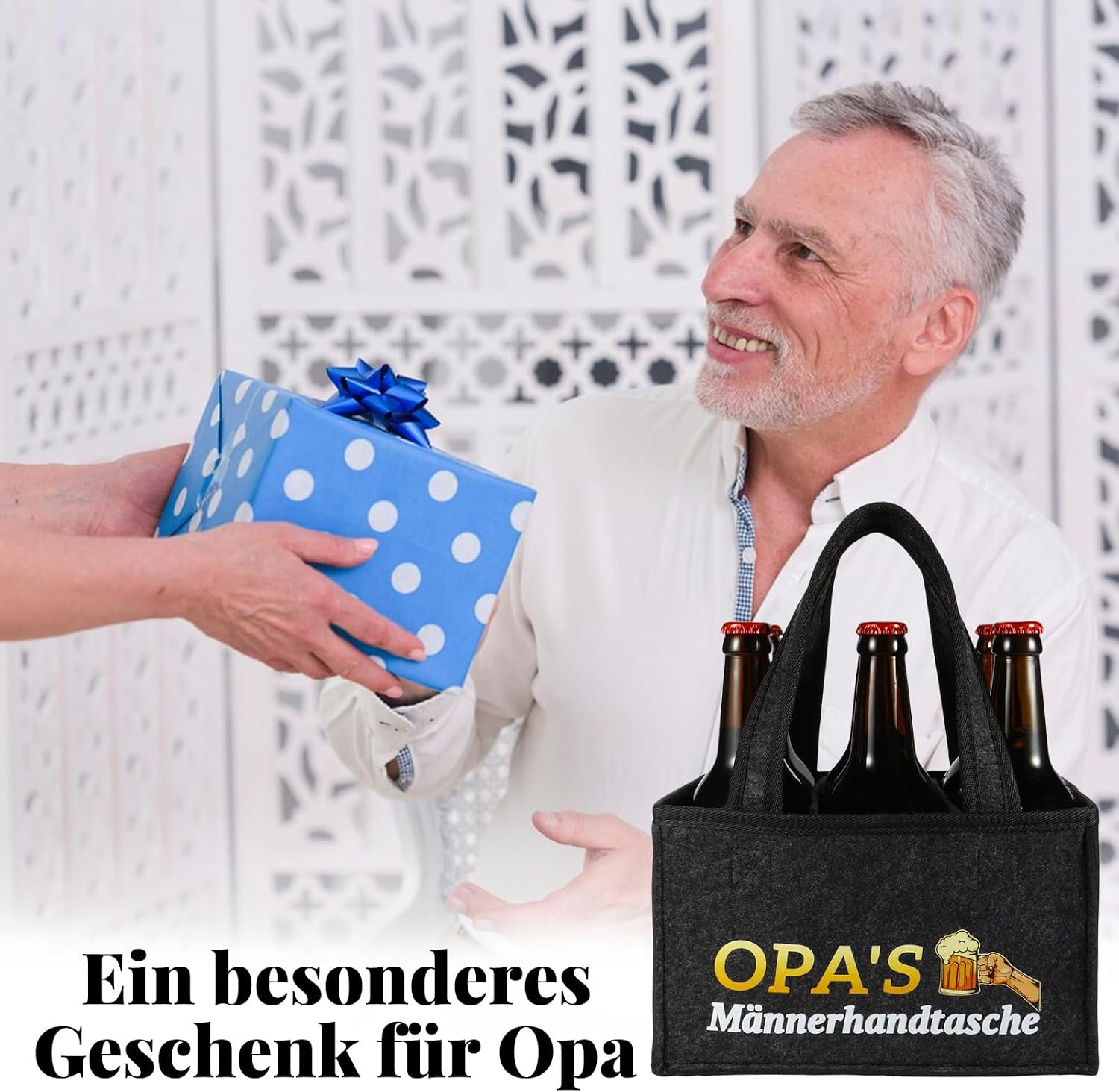 Thumbnail 5 de Anicy Opa Geschenk OPA'S Männerhandtasche